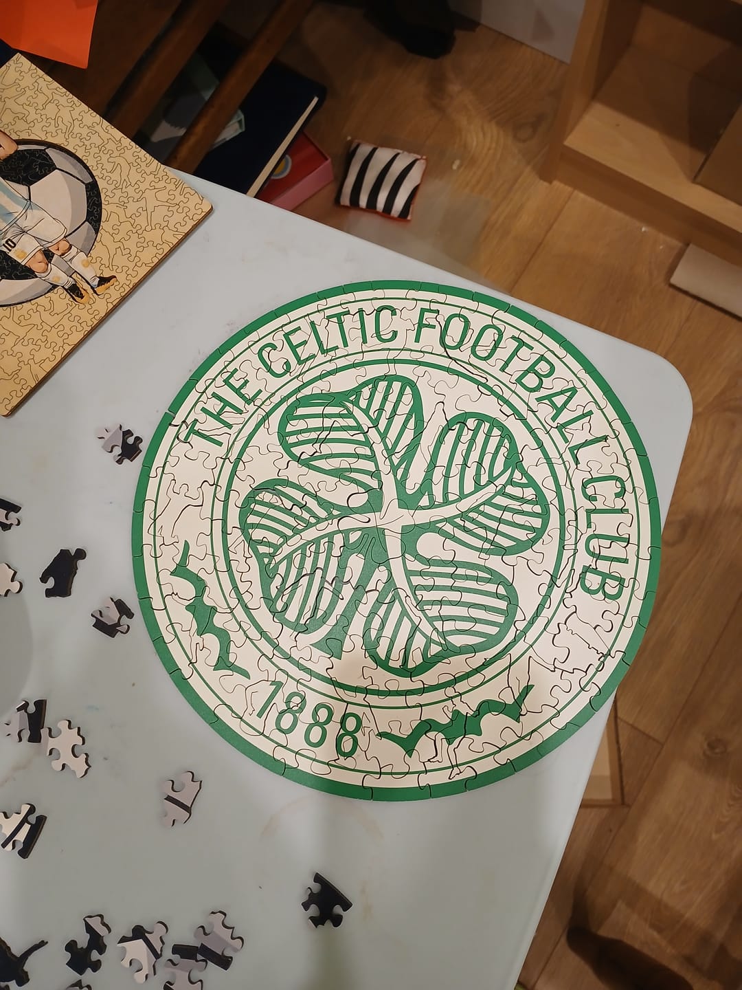 Customer photo review of Celtic FC® Logo - Wooden Puzzle