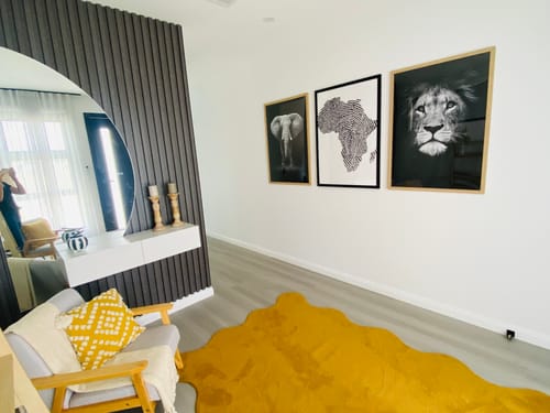 Customer photo review of AFRICA PRINT MAP