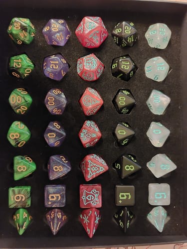 Customer photo review of Mystery Packs (Acryl, Resin, Metall)