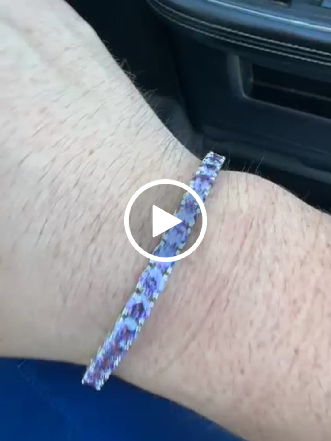 Customer video review of 5mm Tennis Bracelet - Purple Amethyst