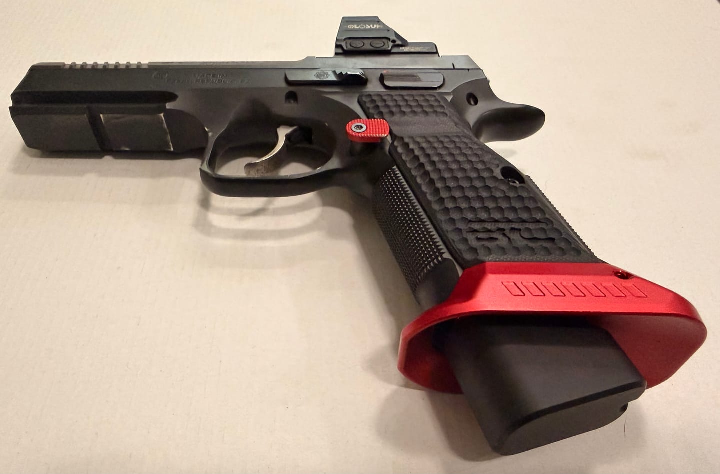Customer photo review of CZ Shadow 2 Grips & Aluminium Magwell Combo | Speed Bundle