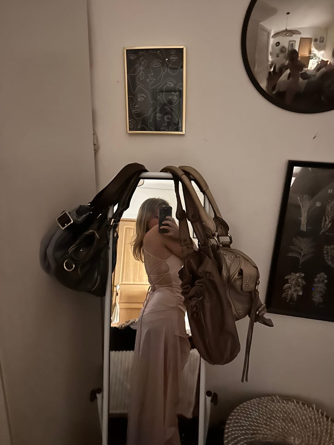 Customer photo review of Samira Robe Longue - Blush