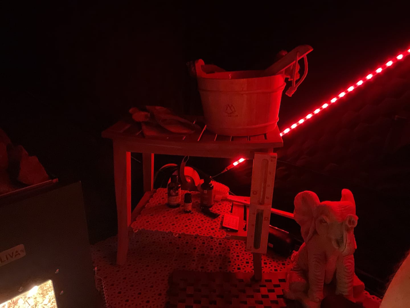 Customer photo review of Sauna Starter XXL Bundle