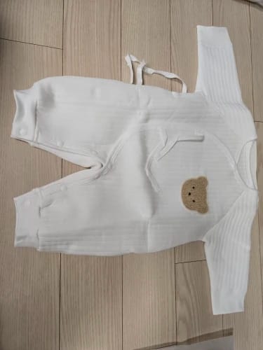 Customer photo review of Newborn Teddy Bear Onesie