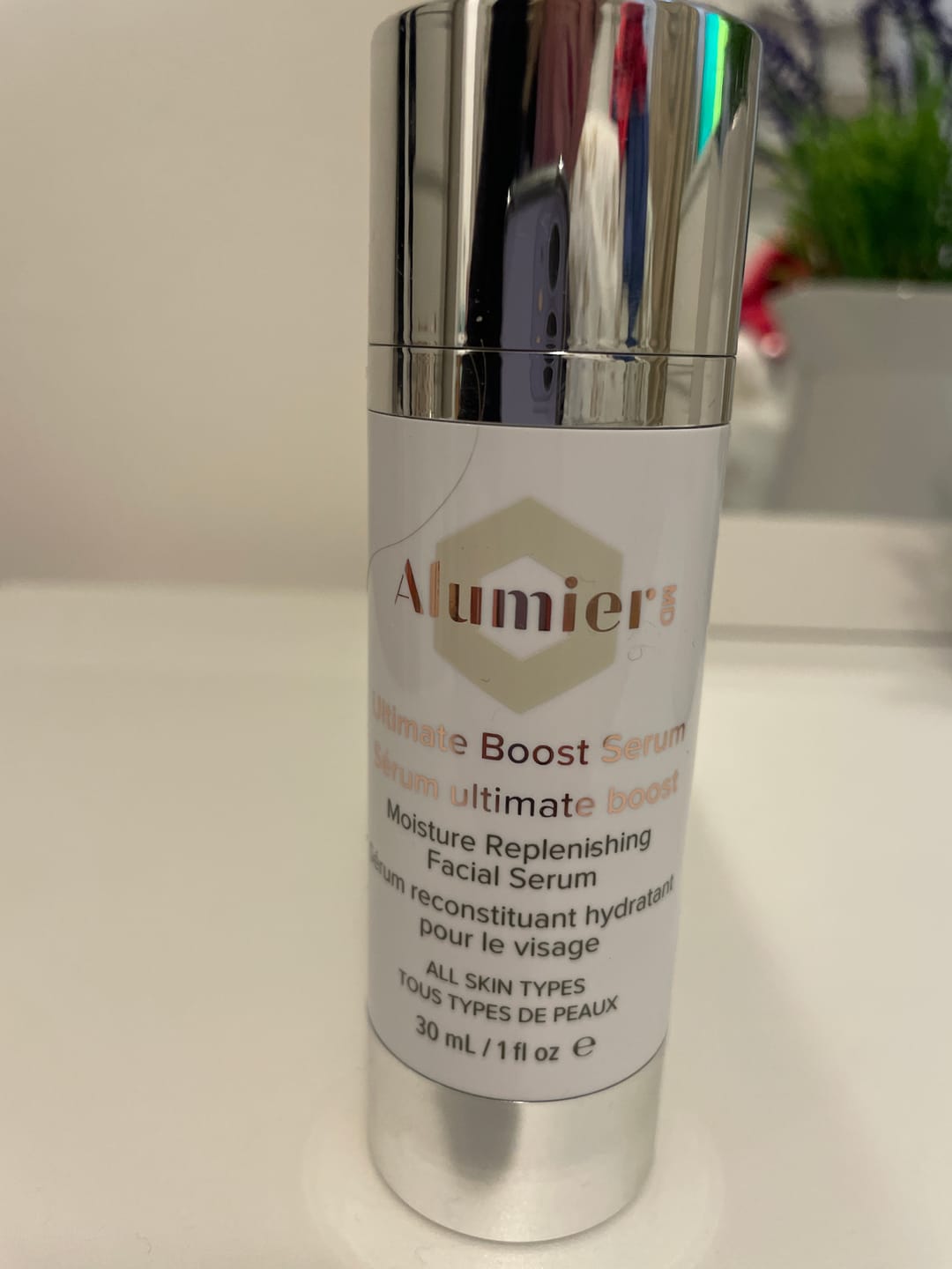 Customer photo review of Alumier Ultimate Boost Serum (30ml)