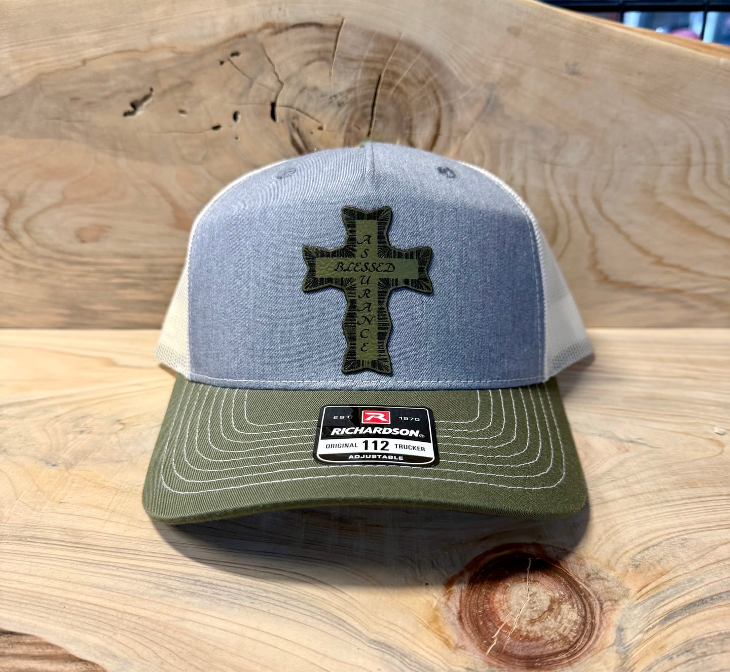 Customer photo review of Richardson 112FP Classic Five-Panel Trucker Hat