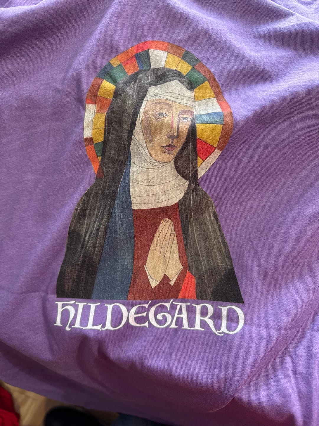 Customer photo review of Hildegard von Bingen: The Saint T-Shirt