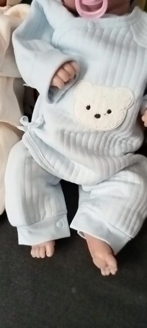 Customer photo review of Newborn Teddy Bear Onesie
