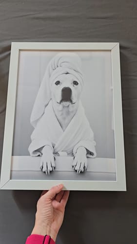 Customer photo review of Artzuzu Custom Portrait For Pets - The Spa