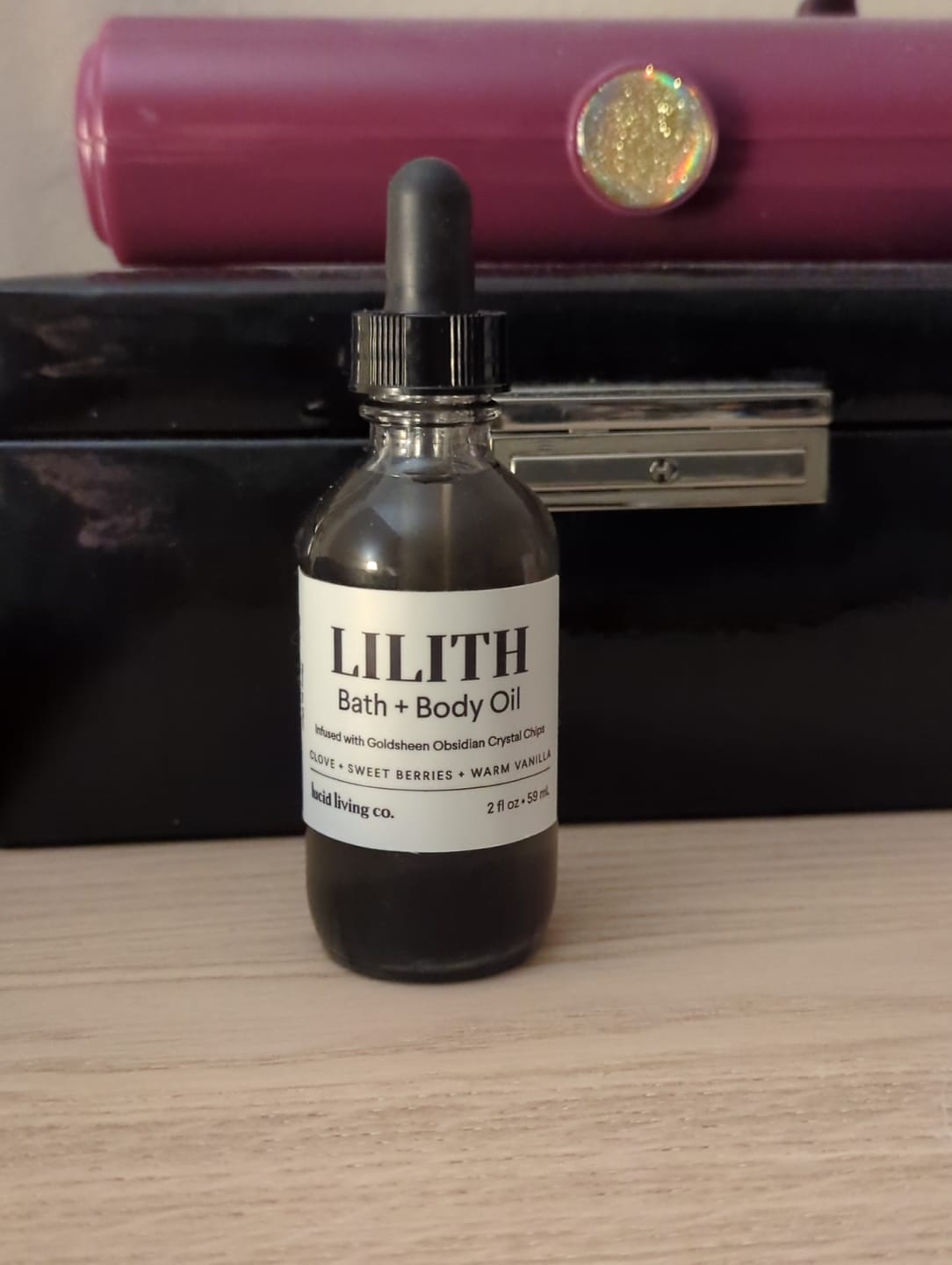 Customer photo review of LILITH Bath & Body Oil