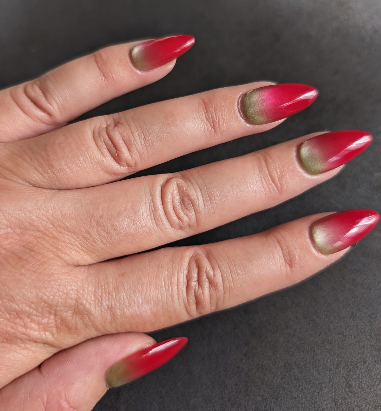 Customer photo review of Fiji Watermelon Nails