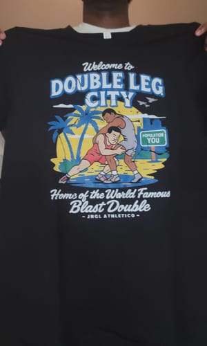 Customer photo review of Double Leg City - T-Shirt