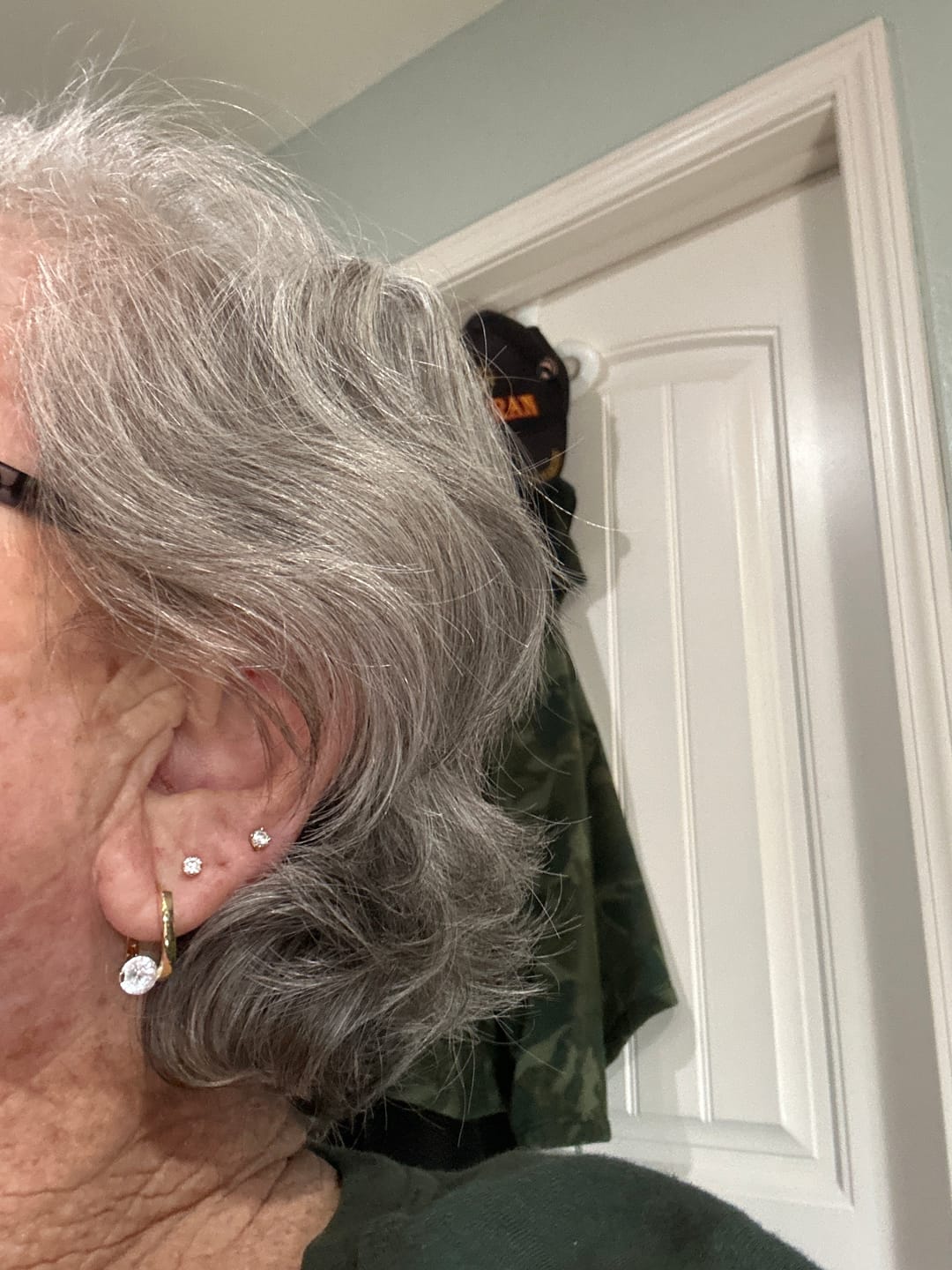 Customer photo review of Jayne Earrings