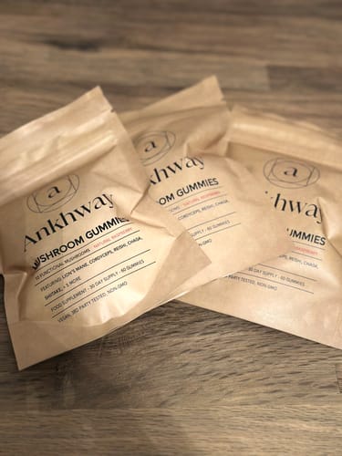 Customer photo review of Mushroom Gummies