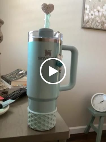 Customer video review of Toscana Toile Charm - Tumbler Handle Charm