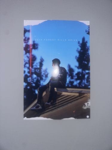 Customer photo review of J Cole '2014 Dreaming' Poster
