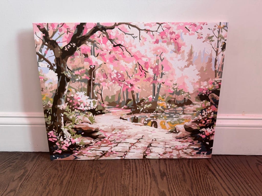 Customer photo review of Serene Sakura Stone Path