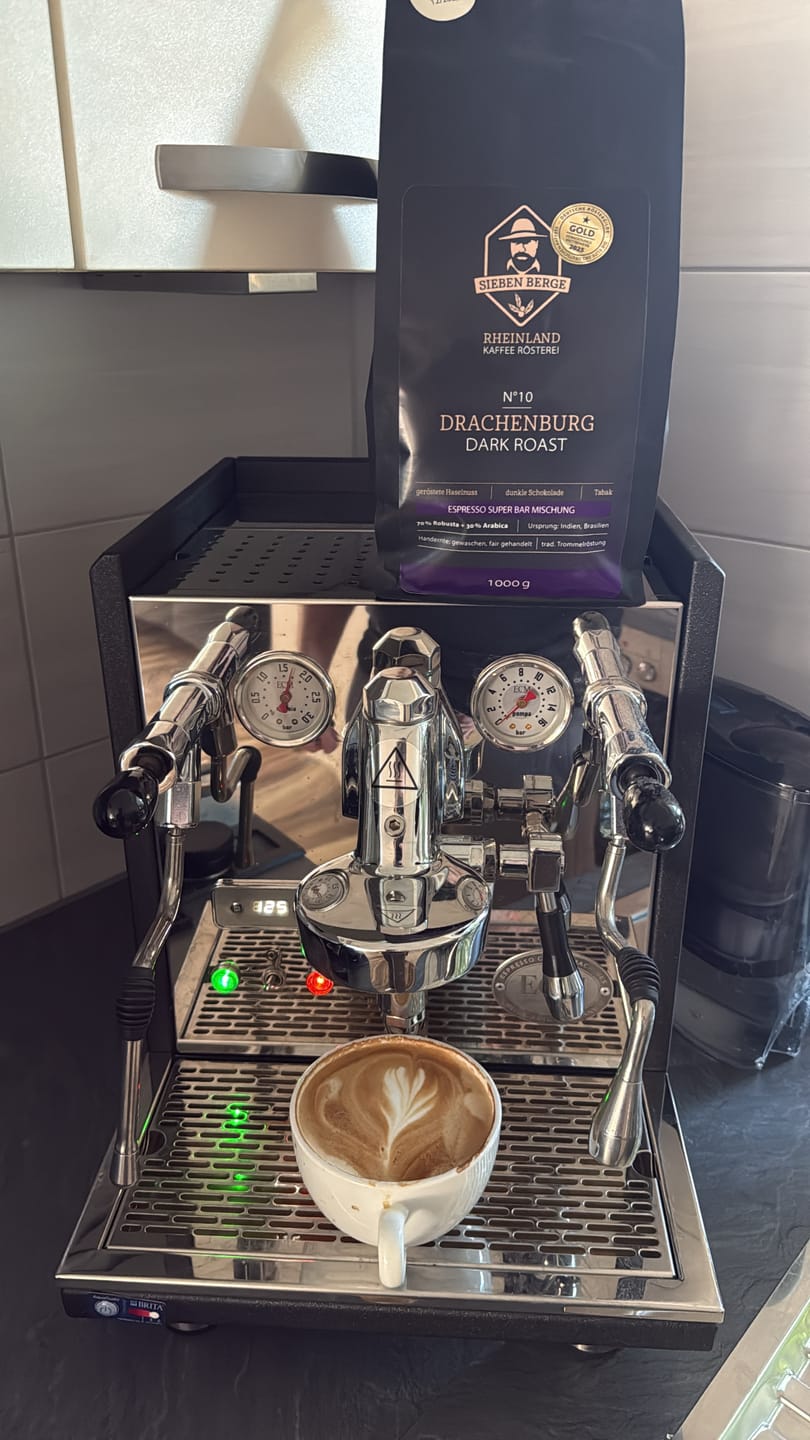 Customer photo review of N°10 Drachenburg – Kraftvoll im Geschmack – Espresso Super Bar Mischung