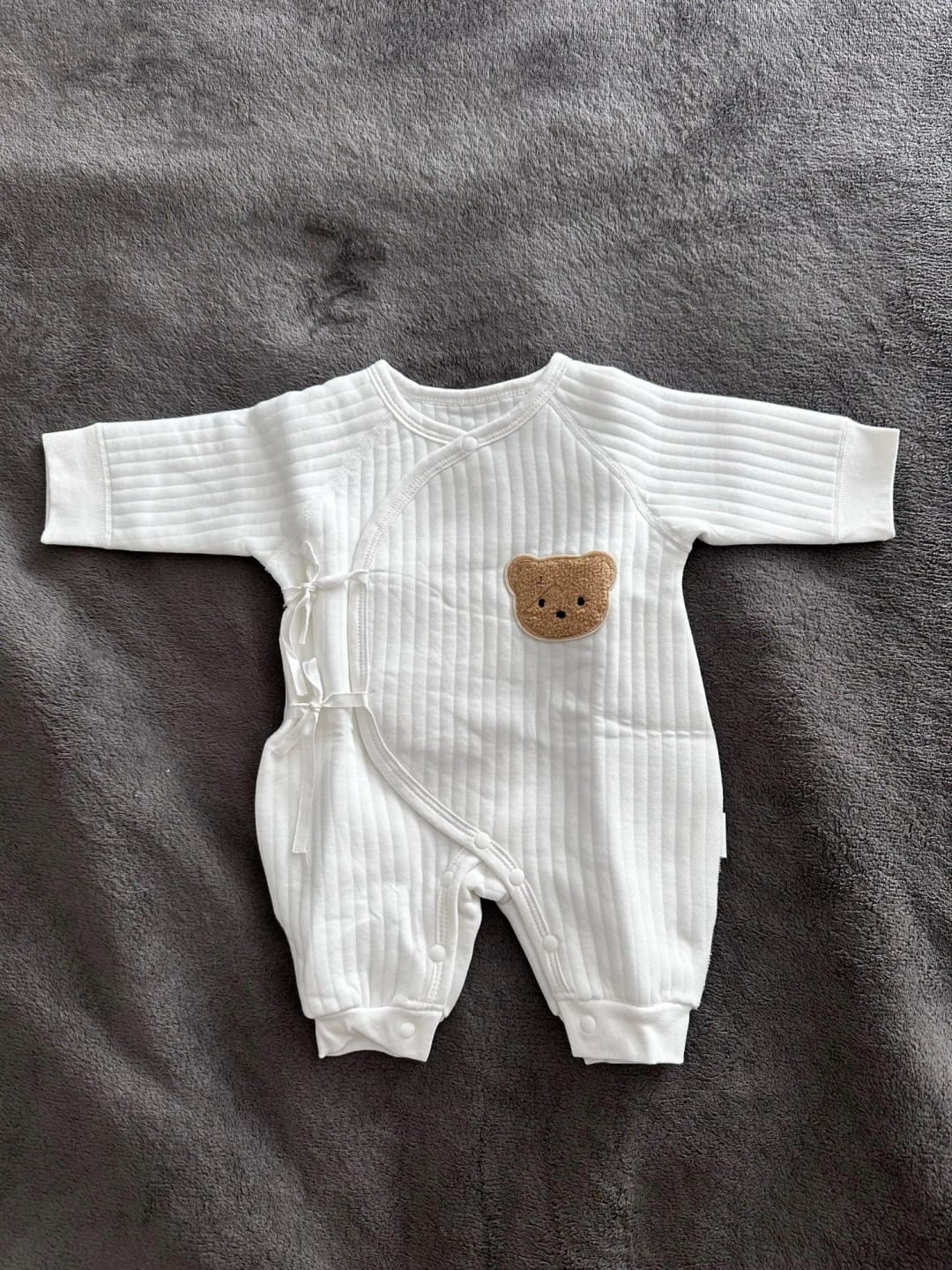 Customer photo review of Newborn Teddy Bear Onesie