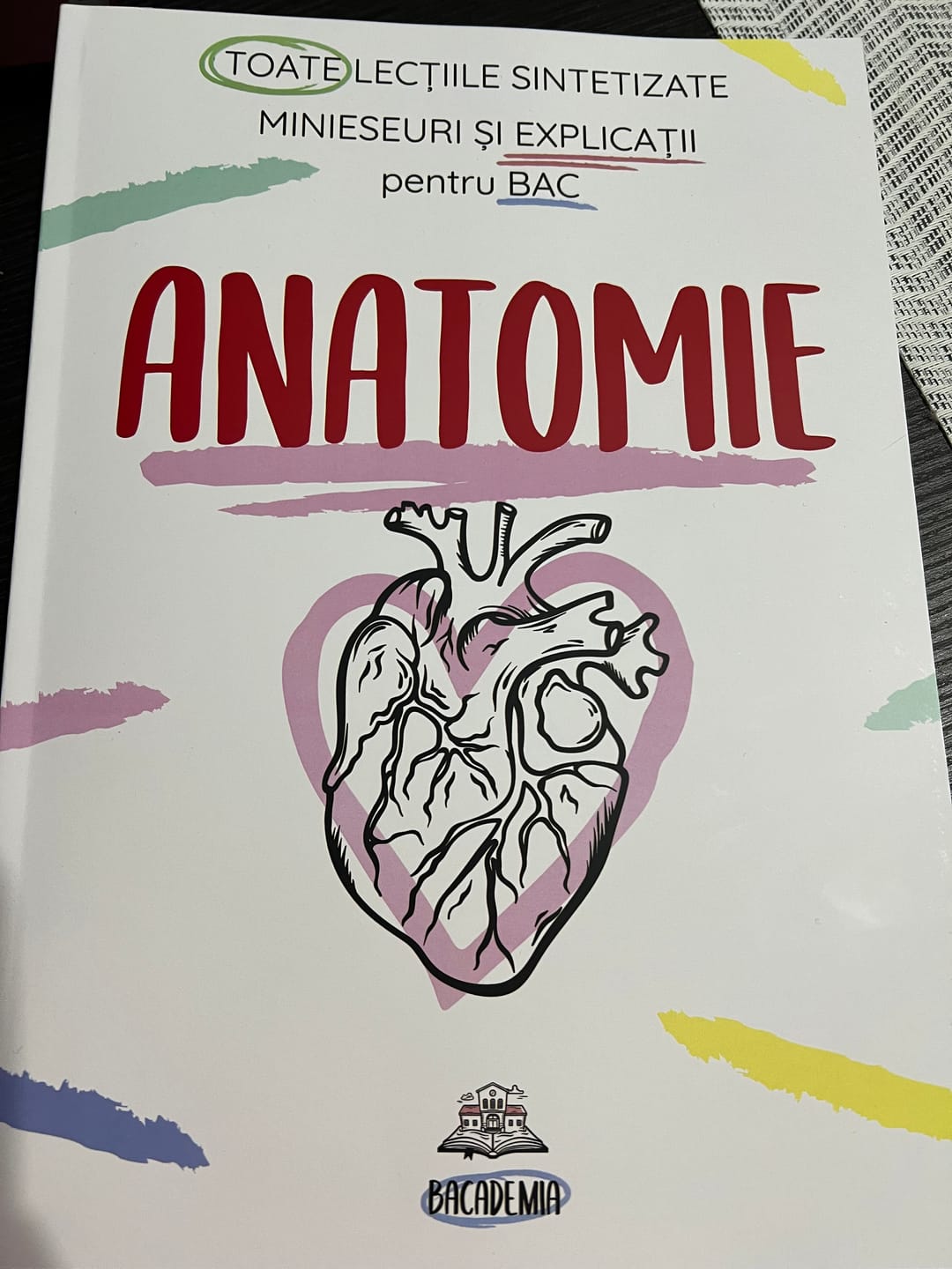 Customer photo review of Carte Anatomie Bacalaureat (Biologie clasele XI-XII) Bacademia
