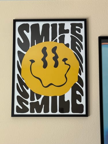 Customer photo review of Retro Rave Smiley