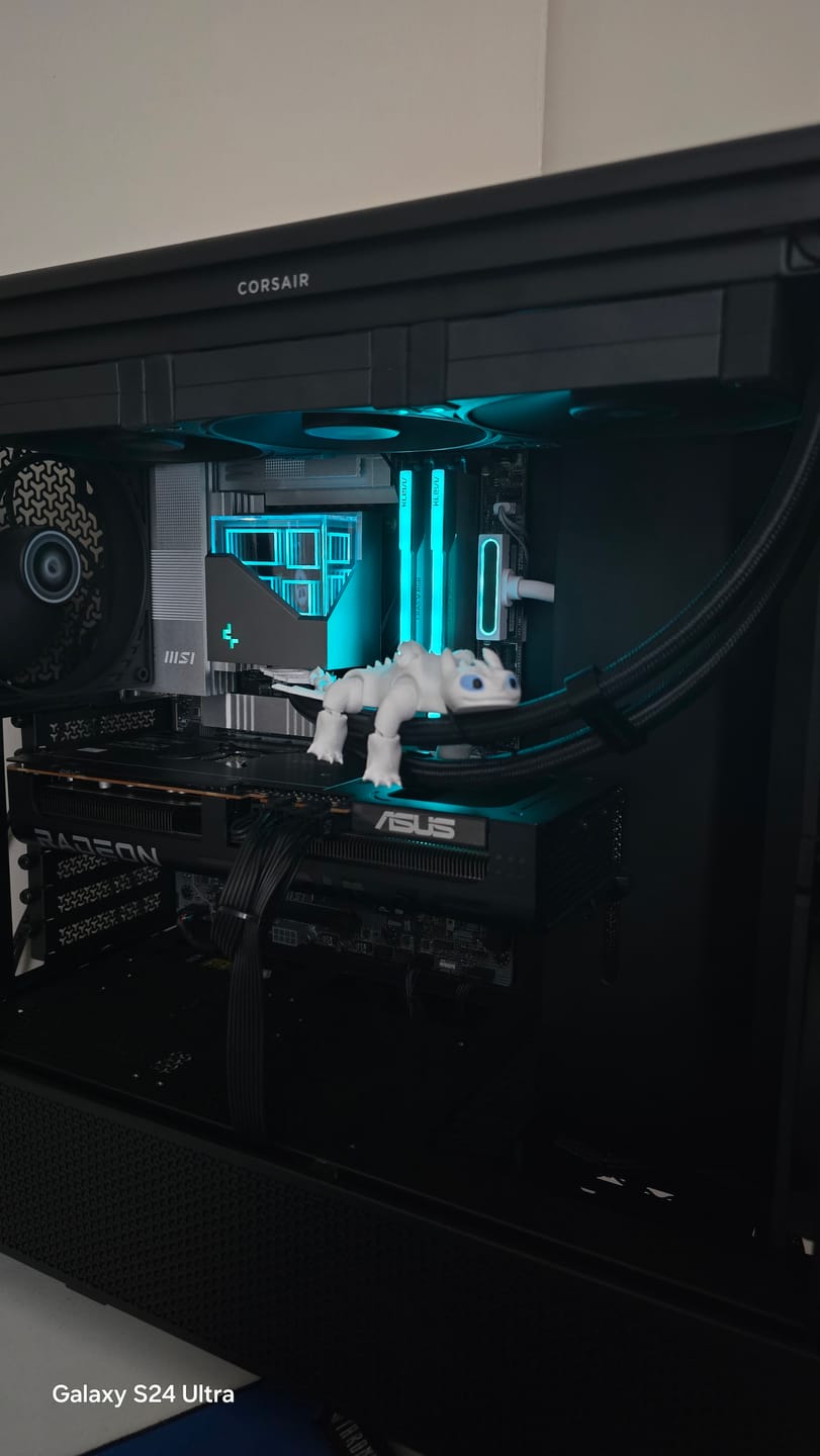 Customer photo review of AsiaHorse Hydrus ARGB PSU Uzatma Kablosu