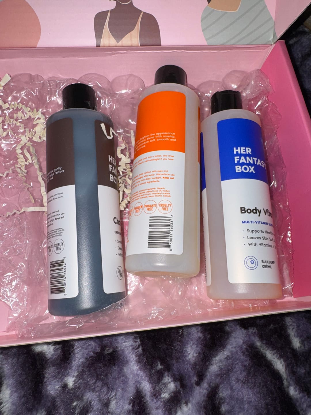 Customer photo review of Body Wash Gift Set