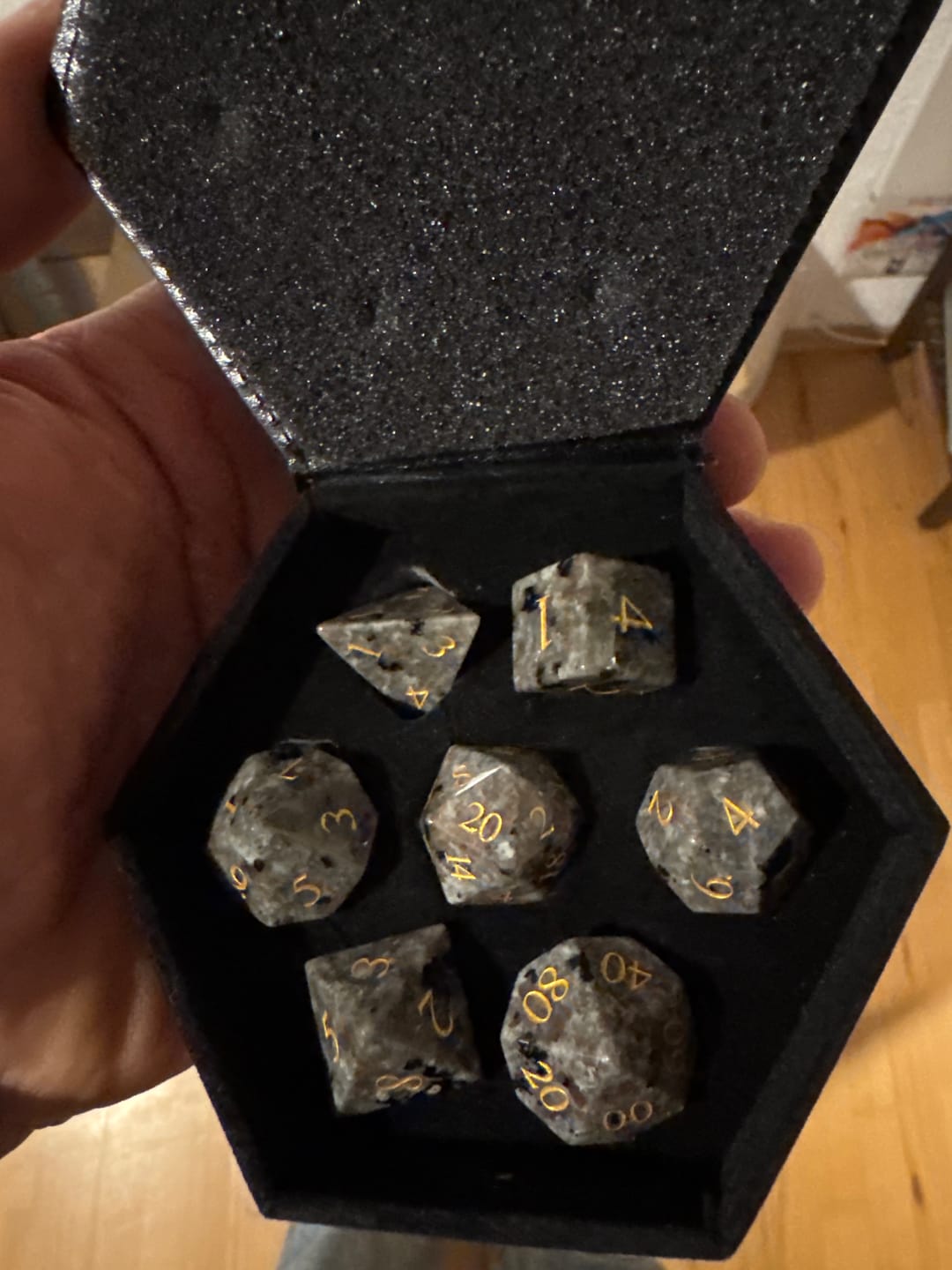 Customer photo review of Mystic Yooperlite (UV-Glow)