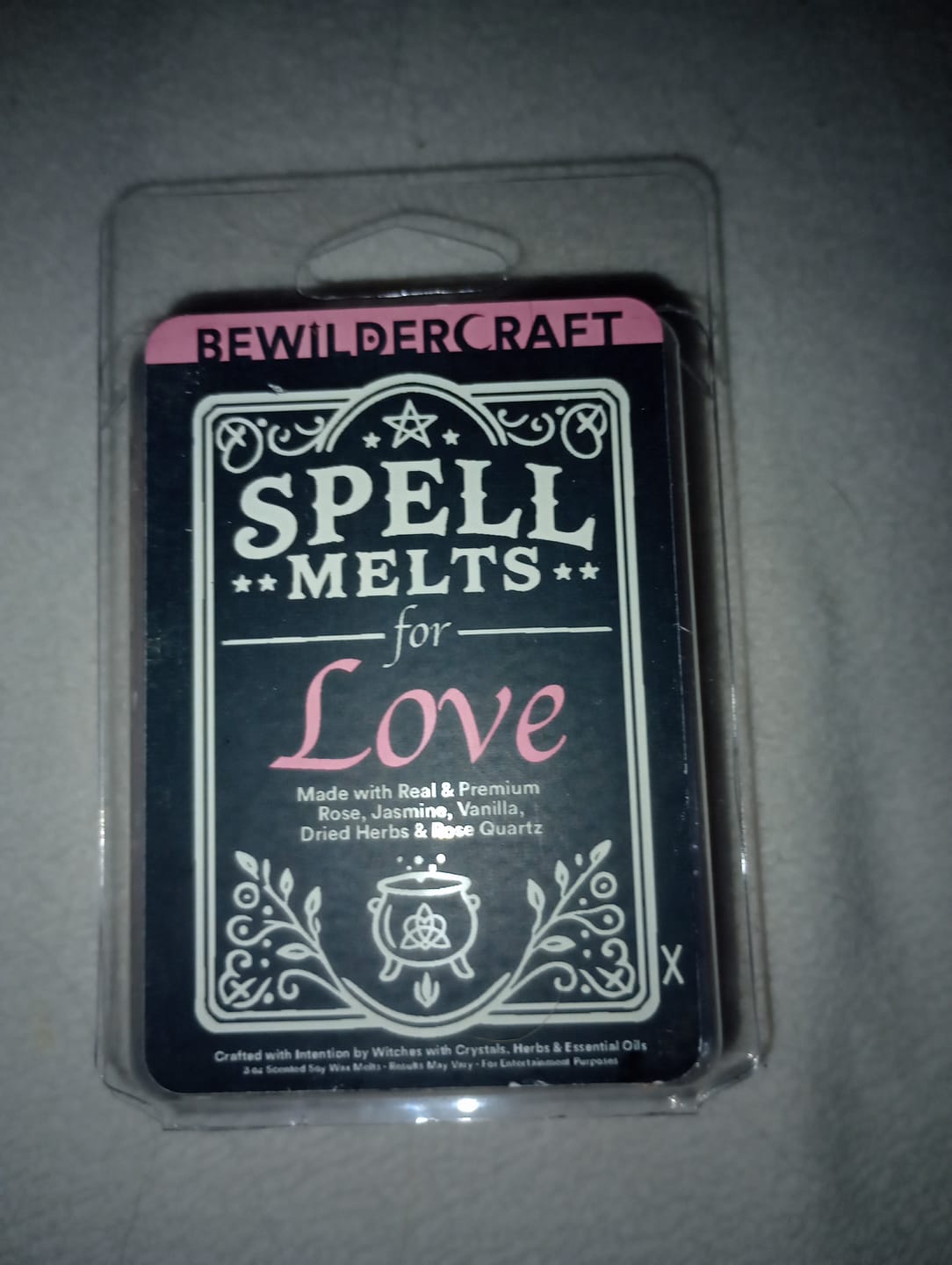 Customer photo review of Spell Melts for Love Wax Melts
