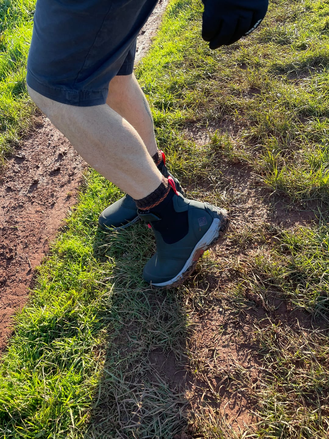 Customer photo review of Men's Apex Zip Ankle Boots