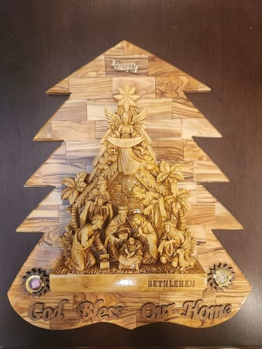 Customer photo review of NEW* Nativity Tree from the Holy Land