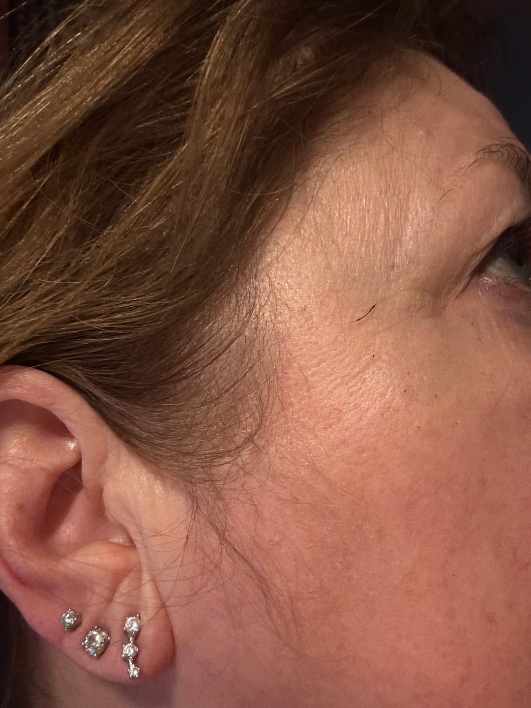 Customer photo review of World's First Lab Grown Diamond Sleep Stud Earrings
