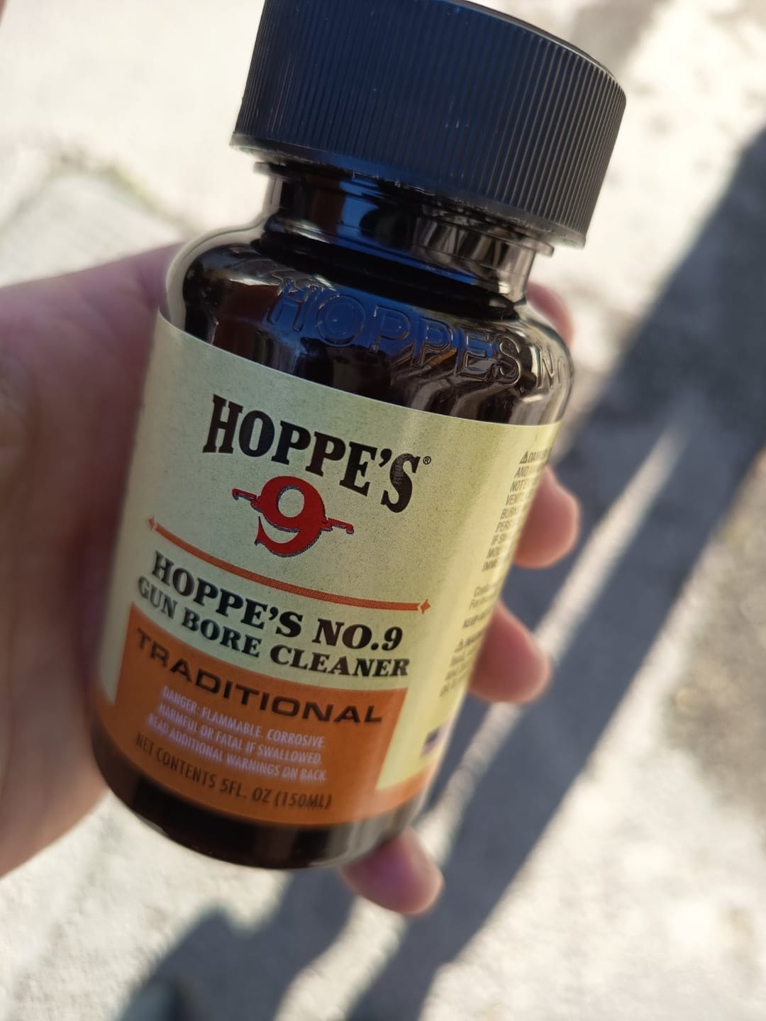 Customer photo review of Hoppes No 9 Traditional Solvent Bore Cleaner (150ml Bottle)