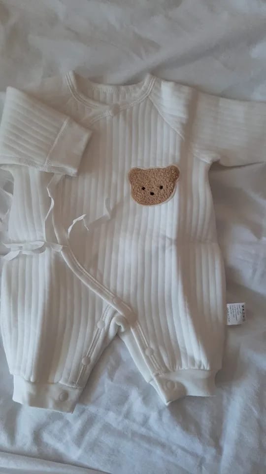 Customer photo review of Newborn Teddy Bear Onesie