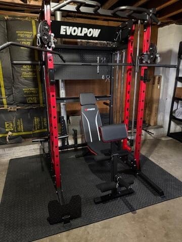 Customer photo review of EVOLPOW M2B Brute All-In-One Smith Machine Home Gym
