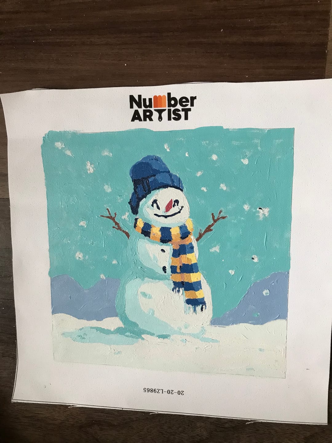Customer photo review of Joyful Snowman