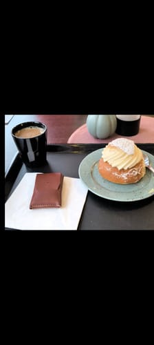 Customer photo review of Slimmad plånbok i äkta läder