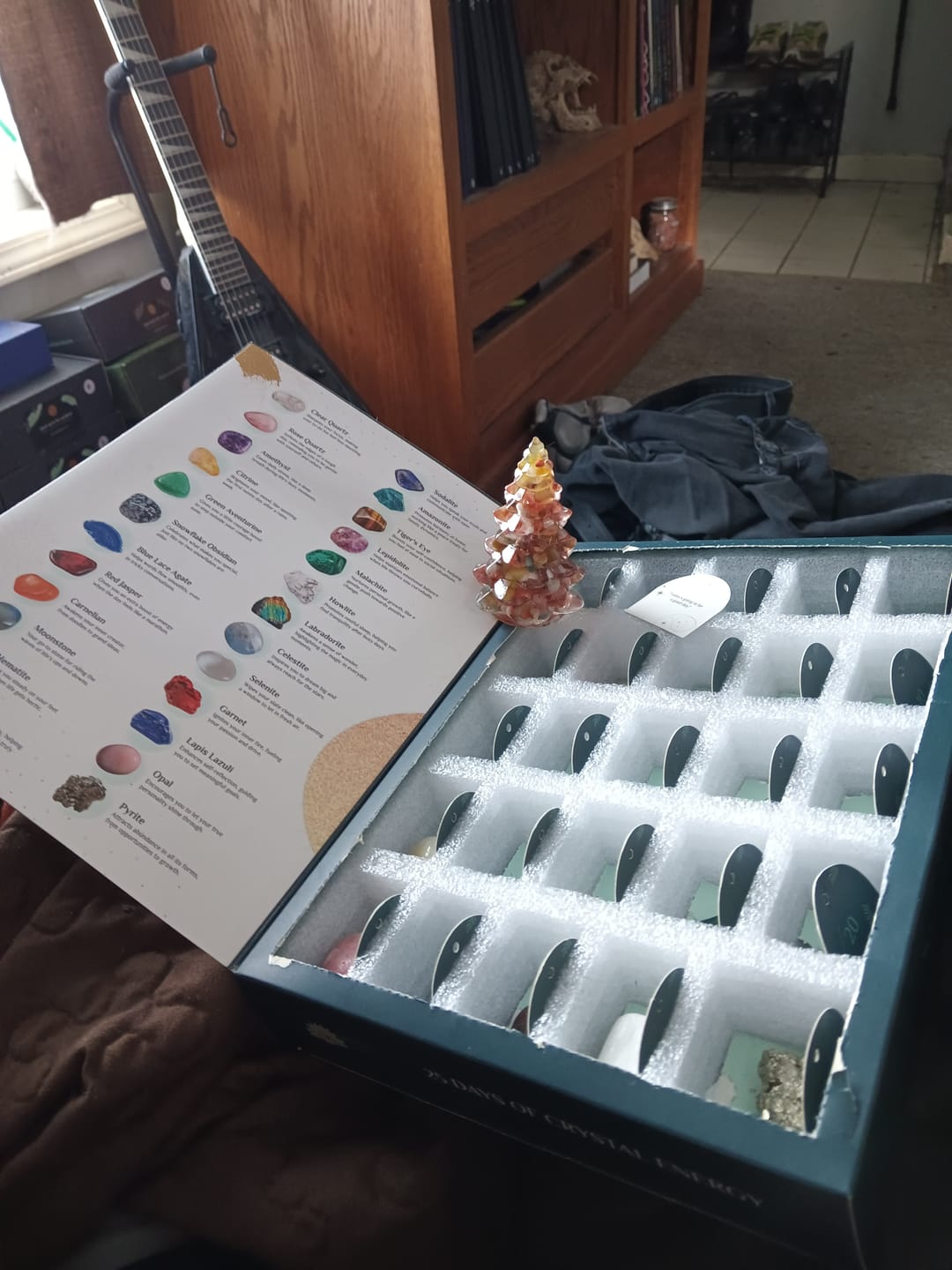 Customer photo review of 25-Day Crystal Advent Calendar + Crystal Christmas Tree FREE gift