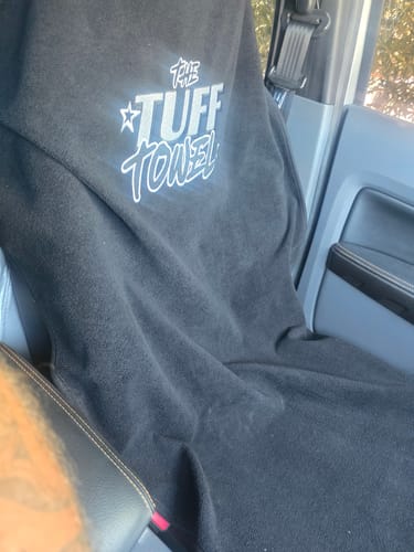 Customer photo review of Waterproof Car Towel Seat Cover