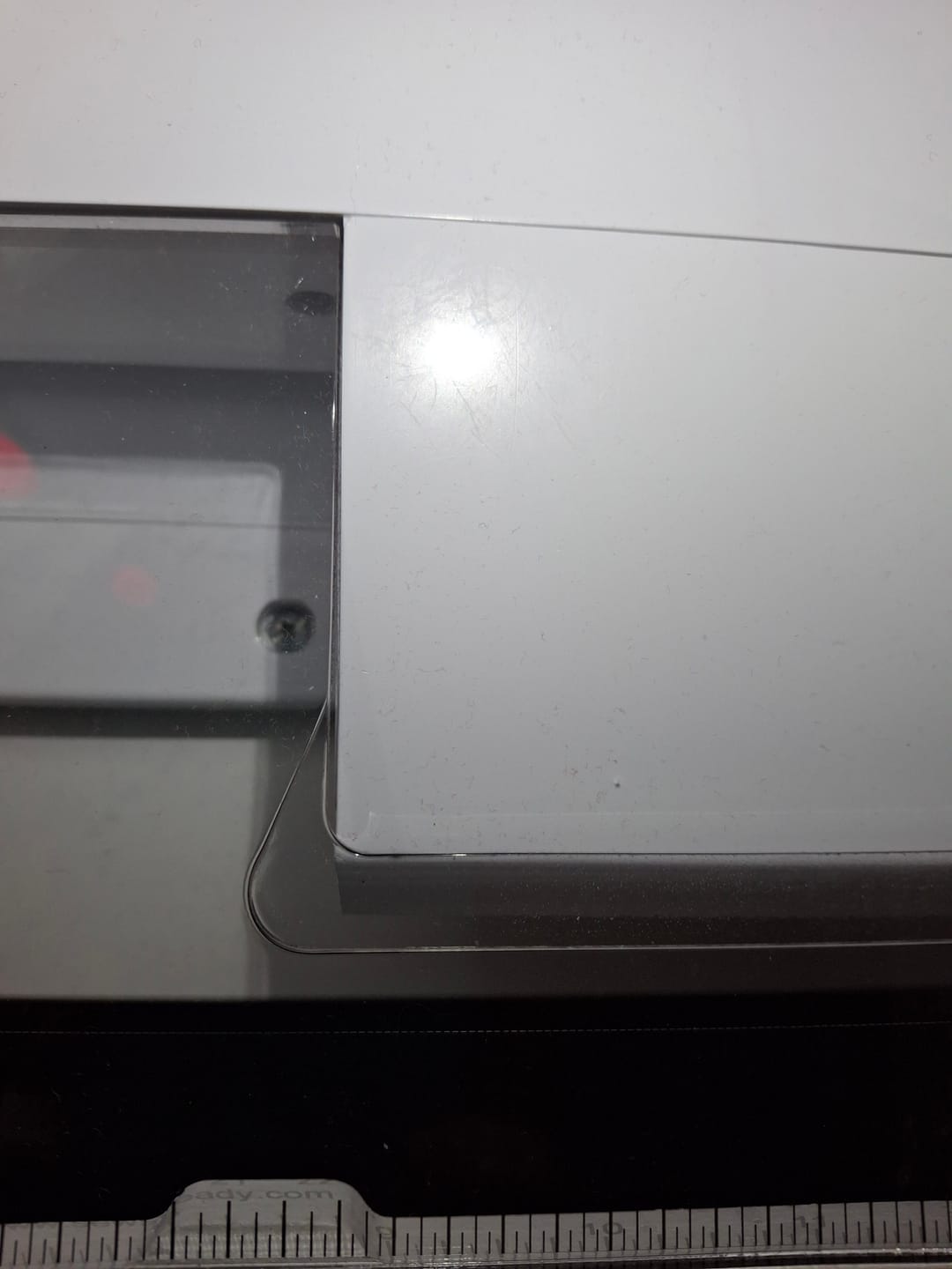 Customer photo review of Sew Steady Custom Acrylic Cabinet Insert