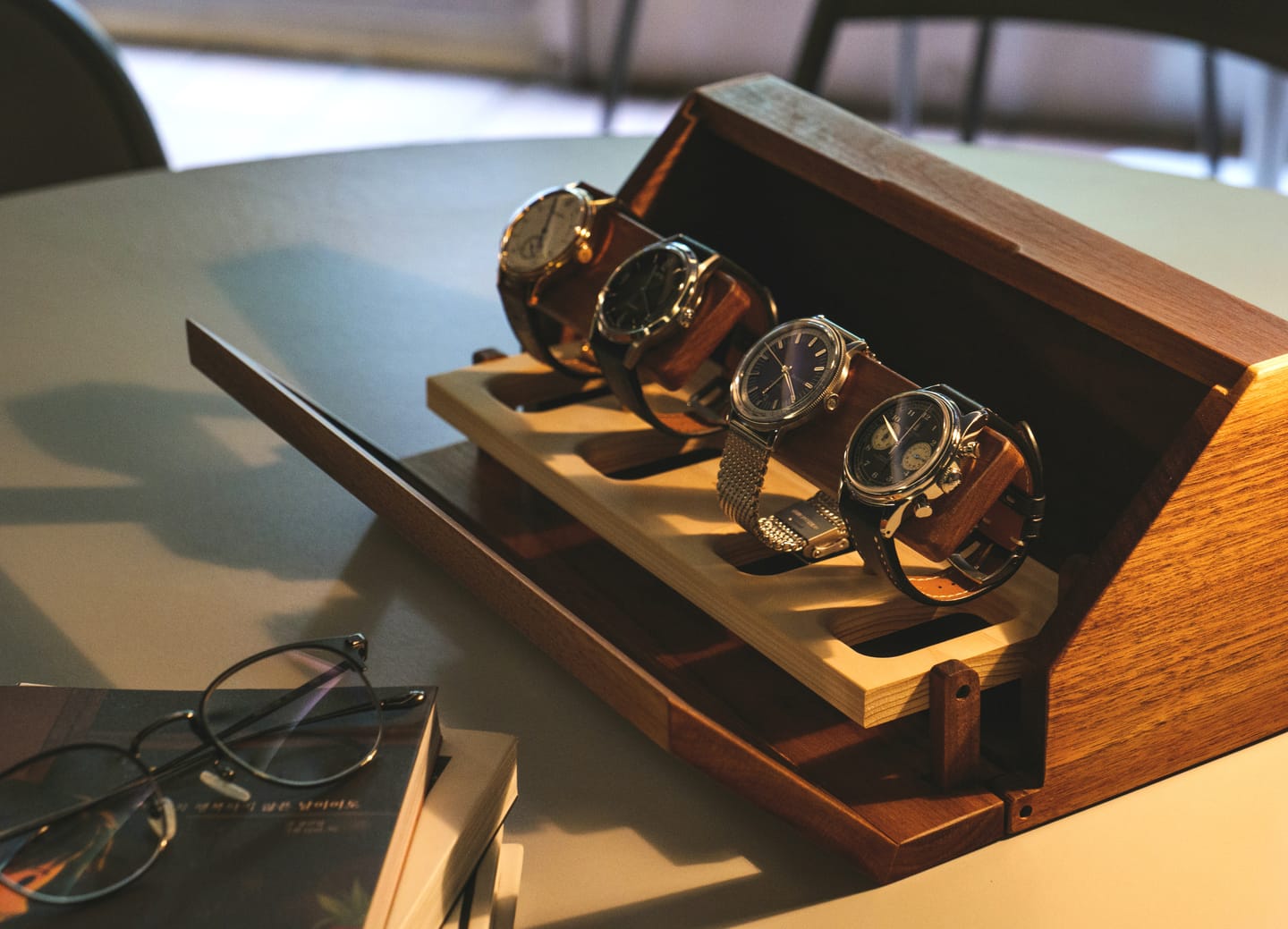 Customer photo review of WHALER 4-SLOT WATCH BOX