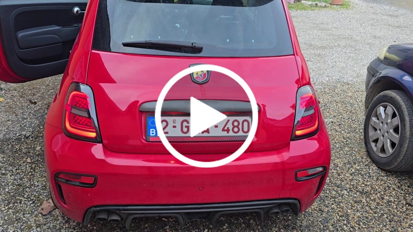 Customer video review of Fari LED Posteriori Abarth & Fiat 500 (2008-2024)