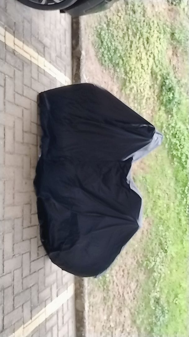 Customer photo review of Capa para Bicicleta Impermeável com Proteção Uv - Tamanho Universal