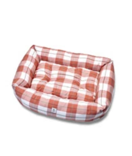 Customer photo review of Divanetto Cotone Panama Scozzese Trama Rosa Pesca