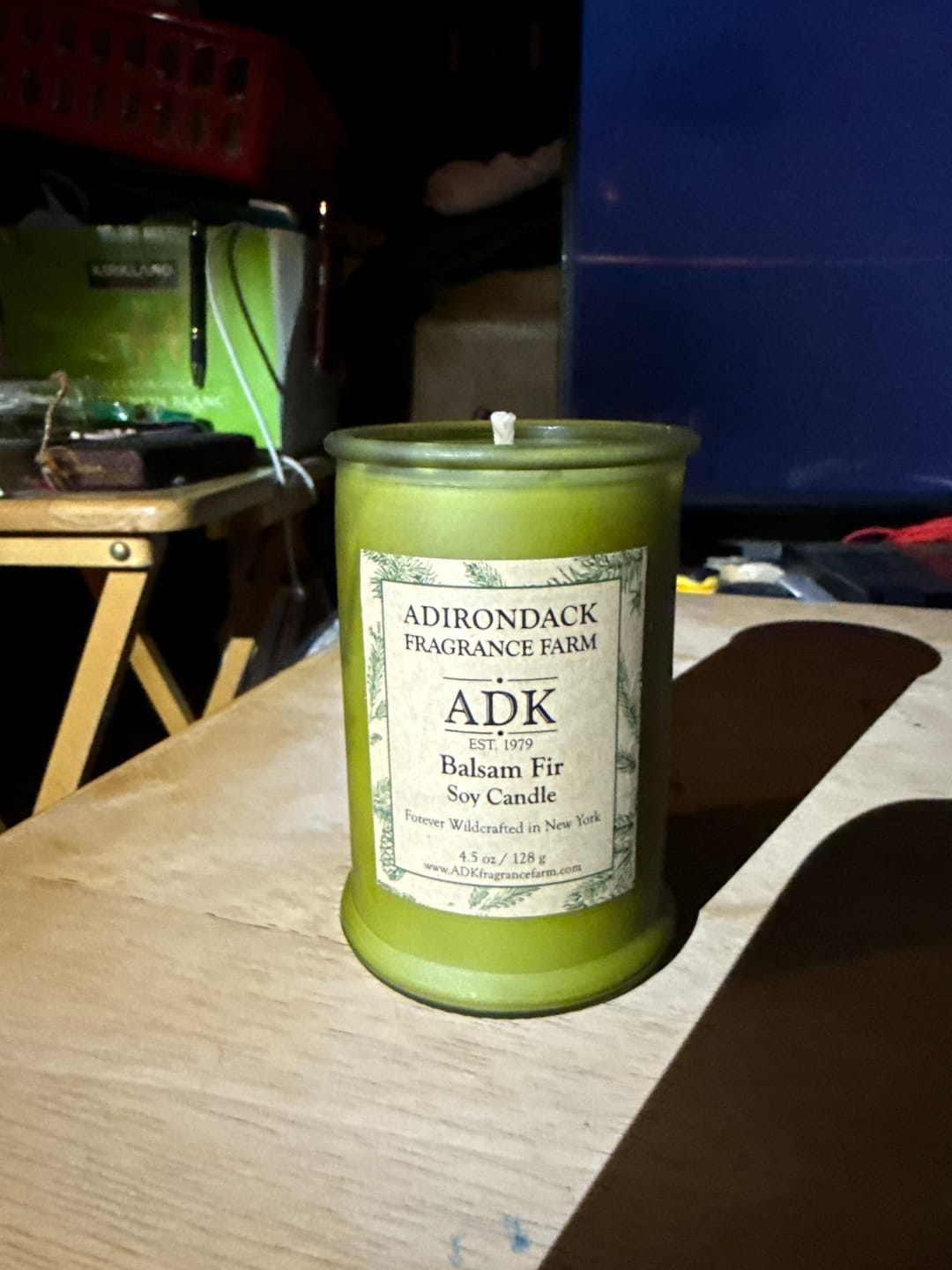 Customer photo review of Balsam Fir Candle