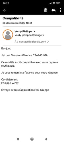 Customer photo review of Capsule réutilisable Senseo par Cafecolo™, 100% inox
