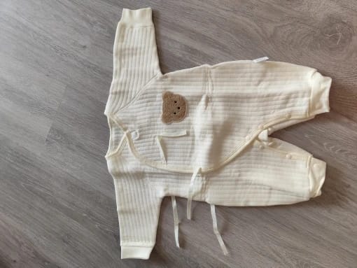 Customer photo review of Newborn Teddy Bear Onesie
