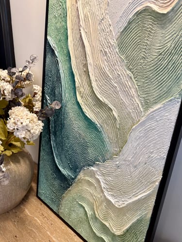 Customer review photo for Plaster Art Texure Painting #SG537