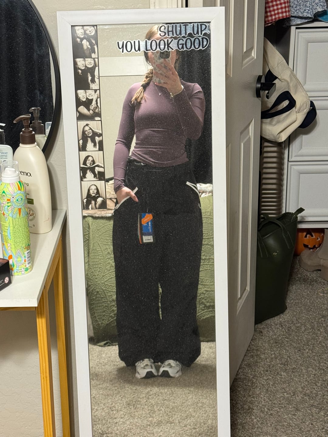 Customer photo review of Women's Coffee Baggy Wear-resistant Waterproof Snow Pants