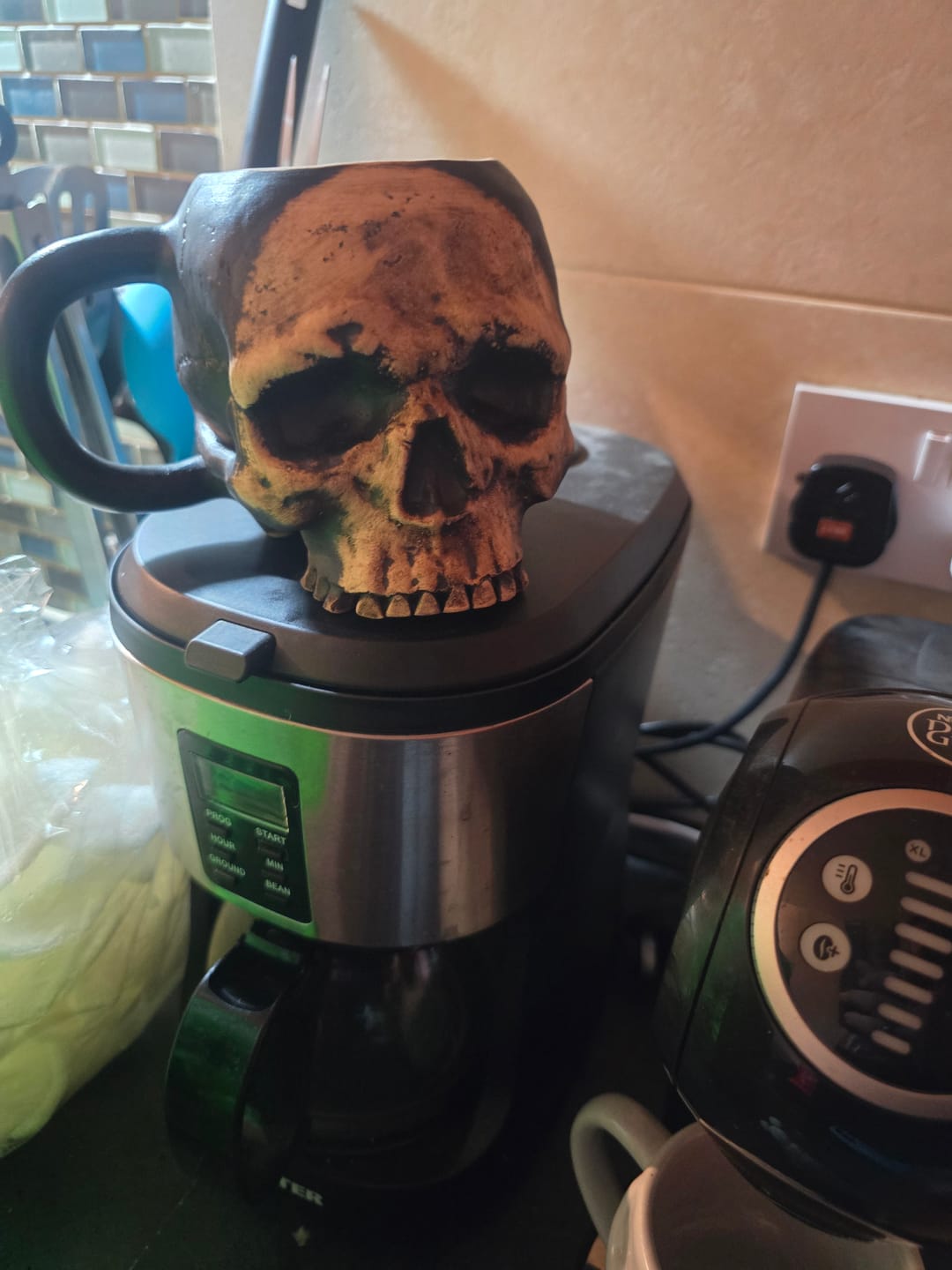 Customer photo review of Skull Mug - Ghost Edition